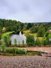 Obraz premium bridge over the river