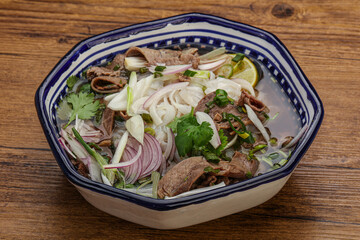 Vietnamese cuisine - Pho Bo soup