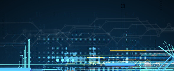 Neural network concept. Connected cells with links. High technology process. Abstract background