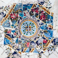 mosaic background colored ceramic patterns