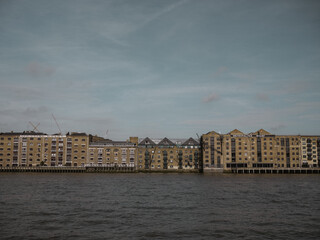 Fototapeta premium Old buildings along the River Thames