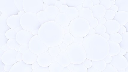 Fototapeta premium Abstract background of white balls 3d illustration