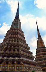 Bangkok, Thailand - Wat Pho Stupas