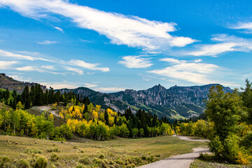 road in mountains