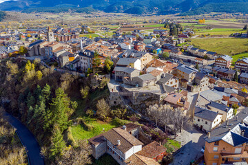 village Bellver de Cerdanya Pyrenees Lleida province, Catalonia Spain