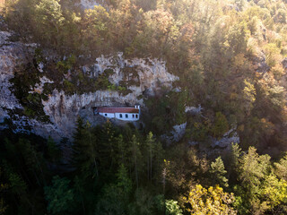 Obraz premium Medieval Razboishte monastery, Bulgaria