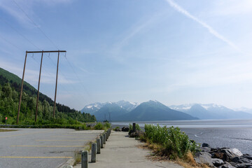bridge over the river