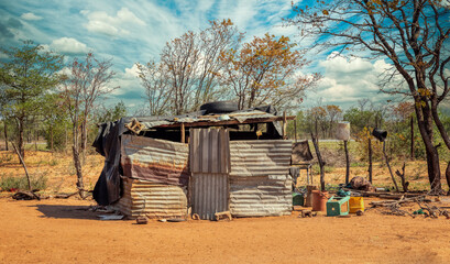 African township - obrazy, fototapety, plakaty