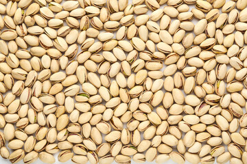 Background of tasty pistachios