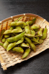 丹波の黒豆の枝豆