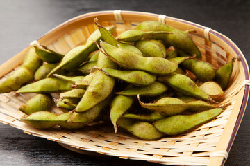 丹波の黒豆の枝豆