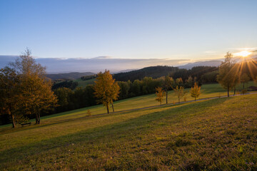 Sonnenuntergang im Schwarzwald