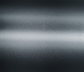 Silver metallic gradient texture background with horizontal highlights