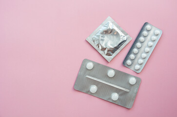 condom contraception, safe lifestyle concept	
