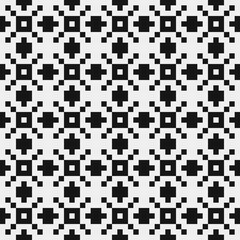 Fototapeta premium Abstract Cross Pattern Dots Logo generative computational art illustration