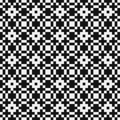 Fototapeta premium Abstract Cross Pattern Dots Logo generative computational art illustration