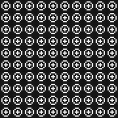 Abstract Cross Pattern Dots Logo generative computational art illustration