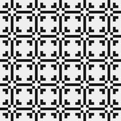 Obraz premium Abstract Cross Pattern Dots Logo generative computational art illustration