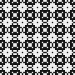 Fototapeta premium Abstract Cross Pattern Dots Logo generative computational art illustration