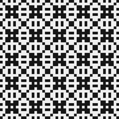 Fototapeta premium Abstract Cross Pattern Dots Logo generative computational art illustration