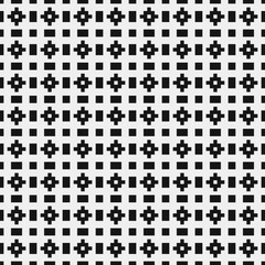 Fototapeta premium Abstract Cross Pattern Dots Logo generative computational art illustration