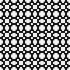 Fototapeta premium Abstract Cross Pattern Dots Logo generative computational art illustration