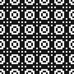 Fototapeta premium Abstract Cross Pattern Dots Logo generative computational art illustration