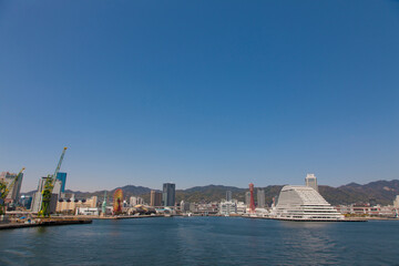 Naklejka premium 神戸の街並2013年