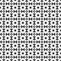 Fototapeta premium Abstract Cross Pattern Dots Logo generative computational art illustration