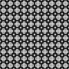 Fototapeta premium Abstract Cross Pattern Dots Logo generative computational art illustration