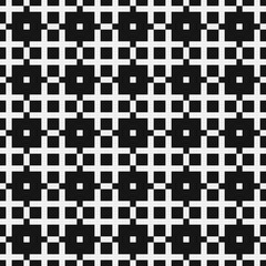 Fototapeta premium Abstract Cross Pattern Dots Logo generative computational art illustration