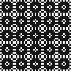 Abstract Cross Pattern Dots Logo generative computational art illustration