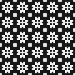 Fototapeta premium Abstract Cross Pattern Dots Logo generative computational art illustration