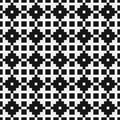 Fototapeta premium Abstract Cross Pattern Dots Logo generative computational art illustration