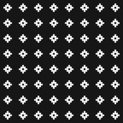 Abstract Cross Pattern Dots Logo generative computational art illustration