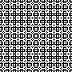 Fototapeta premium Abstract Cross Pattern Dots Logo generative computational art illustration