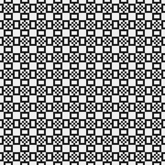 Fototapeta premium Abstract Cross Pattern Dots Logo generative computational art illustration