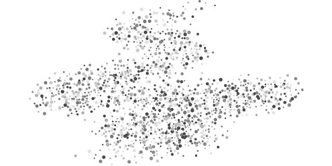 Silver glitter confetti.