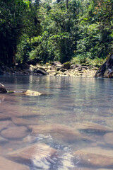 Turquoise River in Bajos del Toro, Costa Rica