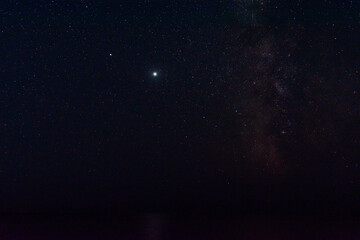 Background of the night sky with many stars