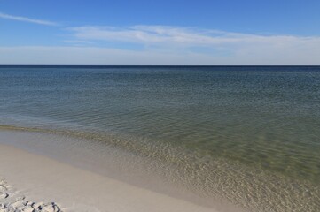 View of the Gulf of Mexico from the beach of Santa Rose Island