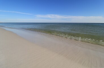 View of the Gulf of Mexico from the beach of Santa Rose Island