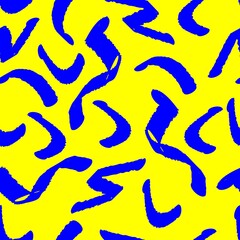 seamless pattern bold abstract blue