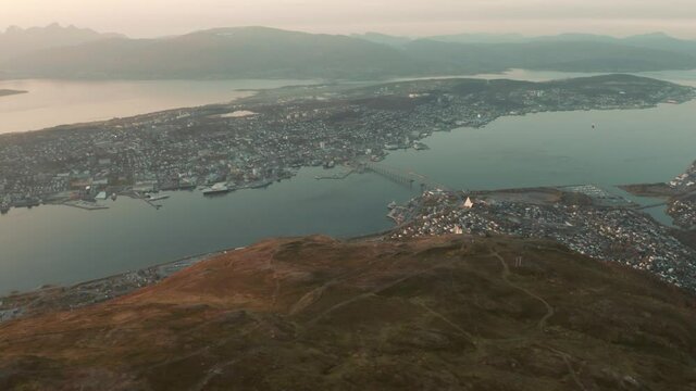 View of Tromso from the mountain