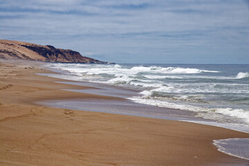 waves on the beach
