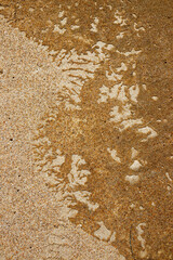 texture of the sand