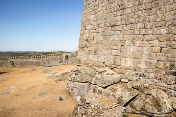 the medieval castle of Trancoso city, Guarda district, Beira Alta, Portugal