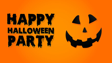 Fototapeta premium October 31 Happy Halloween party