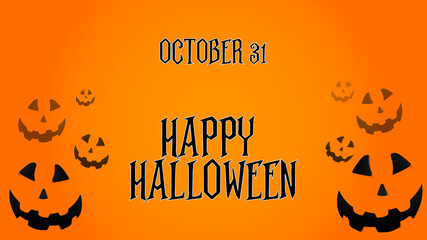 October 31 Happy Halloween party