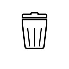 trash can logo